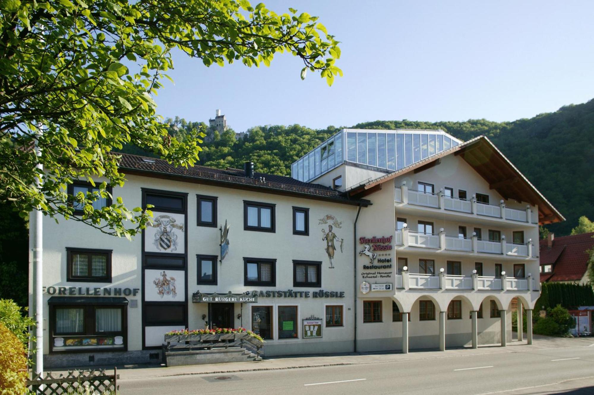 Forellenhof Roessle Hotel & Restaurant Lichtenstein  Exterior foto